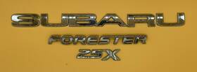 91174sa010 Subaru 2003 - 2005 Forester 2.5x Rear Lift Gate Trunk Emblem Logo Badge Symbol