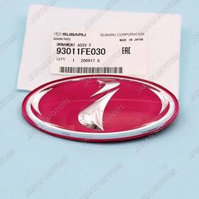 93011fe030 Subaru Genuine Impreza Sti 2000 - 2005 Pink Front Ornament Grill Emblem Logo New