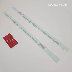 93063fe020 Subaru Genuine Oem 01-07 Wrx Sti Side Decal Sticker Set 2pc Fe000 Gdb