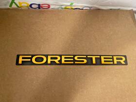 93063sj030 Subaru Oem 2022 2023 2024 Forester Gold Logo Letters Emblem