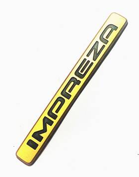 93073fe120 Subaru Impreza Gold Rear Trunk Emblem Badge 232