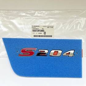 93073fe860 Subaru Jdm Impreza Wrx Sti S204 Gd Rear Trunk Nameplate Emblem Badge Genuine Oem