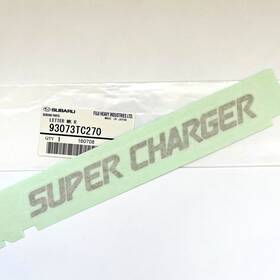 93073tc270 Subaru Jdm Super Charger Sticker Decal Label Genuine