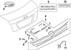 93079vc110 Subaru Genuine Nameplate