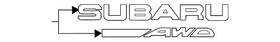 93079xc030 Subaru Genuine Nameplate