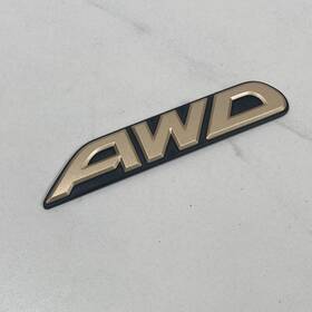 Ae210-93073 Subaru 2000-2004 Outback Awd Emblem Badge Letters Rear Tailgate Black Gold