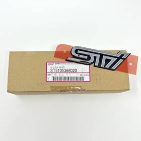 St9105366020 Subaru Legacy S401 Sti Chrome Rear Trunk Nameplate Emblem Badge Genuine Oem