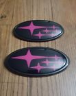 Subie Performance Front Rear Glossy Black Badge Emblem For And