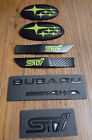 Subie Performance Subaru Sti Highlight Yellow Bundle Emblem Badge Fender