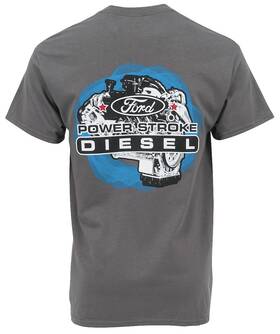4899105 Summit Gifts Ford Power Stroke Diesel Script T-shirt