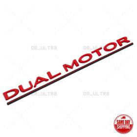 1484849-00-a Tesla Rear Liftgate Lid Dual Motor Performance Nameplate Logo Badge Emblem Sport