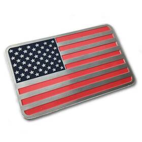 Thin Blue Line Usa 704438918530 American Flag Vehicle Emblem