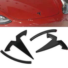 20172024badge Tinlucys 735157210285 Front/rear Trunk Emblem Cover Designed For Model 3 Logo Protection