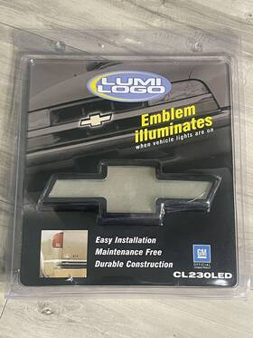 Topline Performence Accessories 641822230345 Chevy Silverado 1993 - 1998 Grill Emblem Illuminate Lumi Logo