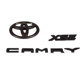 00016-32094 Toyota New Oem Ft18-ft24 Camry Xse Matte Black Out Emblem Overlay Kit