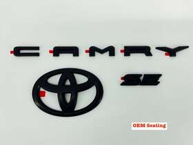 00016-34094 Toyota 2018 - 2022 Camry Se Black Out Emblem Overlay Kit