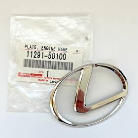 11291-50100 Toyota Oem Lexus Lx470 Engine Plate Emblem Badge 1998-2007 Lx 470 Genuine