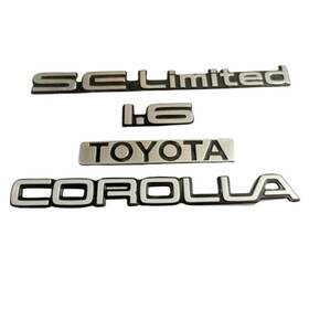 Toyota 265486184442 Corolla Se Limited 4 Piece Emblem