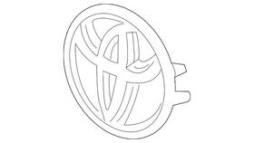 75301-wb001 Toyota Genuine Emblem