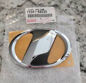 75341-68020 Toyota New Genuine Oem Netz Emblem Chrome Badge Jdm