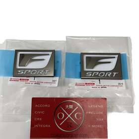 75362-48060 Toyota New Genuine Oem 16-22 Lexus Rx350 450 F-sport Fender Emblems X2 7536248060
