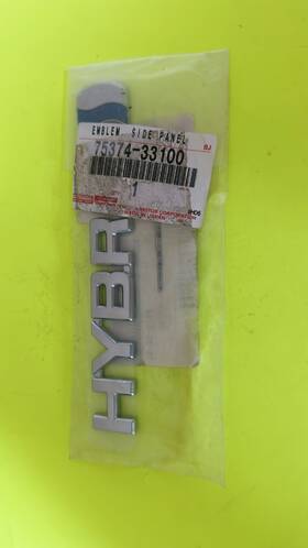 75374-33100 Toyota 10 13 15 Camry Hybrid Fenderleft Side Emblem 75374 33100