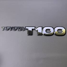 75427-34010 Toyota 93-98 T100 Door Fender Emblem Badge Nameplate Chrome Oem