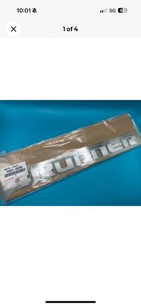 75431-35060 Toyota Oem 2010 - 2024 4runner Rear Liftgate Hatch Emblem Badge