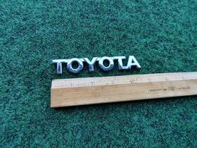 7544-02070 Toyota Oem Chrome Plastic 4.75 Inch Emblem Badge Logo Nameplate Name 7544 02070 5s3