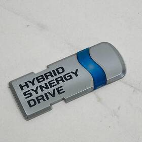 75441-47020 Toyota 2004-2009 Prius Hybrid Emblem Logo Rear Tailgate Trunk Blue Chrome