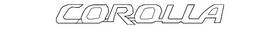 75442-02380 Toyota Genuine Deck Lid Emblem