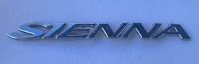 75442-06020 Toyota 04-06 Sienna Rear Chrome Emblem Badge Oem