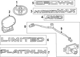 75445-30160 Toyota Genuine Hatch Emblem