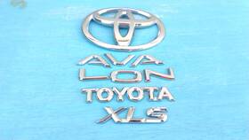 75447-ac030 Toyota 2005 - 2010 Avalon Xls Oem Chrome Rear Trunk Lid Emblem Set Logo Badge