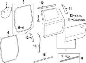 75455-0c210 Toyota Genuine Nameplate