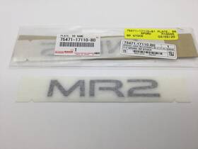 75471-17110-b0 Toyota Genuine 1993-1995 Mr2 Gray Rear Emblem/nameplate