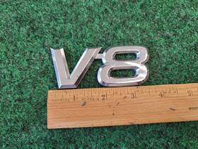 75472-0c010 Toyota Tundra Oem V8 Tailgate Emblem Logo Nameplate Chrome Plated 2000-2006 1m6