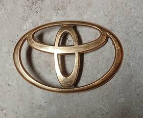 8224abs Toyota 1996 - 2002 4runner Limited Gold Rear Lift Gate Emblem Pre-owned Great Cn