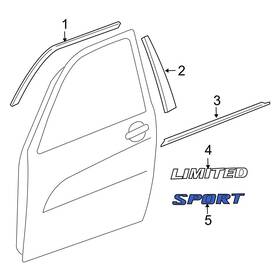7532742020 Toyota Oe Front Right Door Emblem