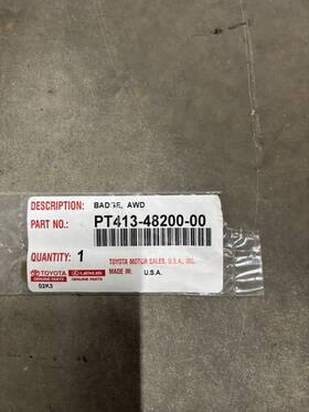 Pt413-48200-00 Toyota 1 Single Awd Door Emblem - 2020-2024 Highlander Hybrid