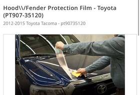 Pt90735120 Toyota 2012-2015 Tacoma - Hood /fender Protection Film