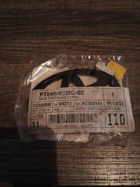 Pt948-02203-02 Toyota Corolla 2020-2024 Nightshade Gloss Black Badge Genuine Oem New