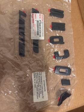 Pt948-0c230-02 Toyota Oem 2023 Sequoia Limited Blackout Overlays - Partial