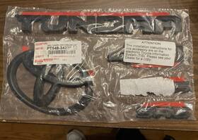 Pt948-34230-02 Toyota 2022-24 Tundra Matte Black Emblem Overlay Incomplete