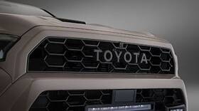 Pt948-35251-02 Toyota Genuine Tacoma 2025 Emblem Overlays - Trd Pro Trailhunter Matte Blac