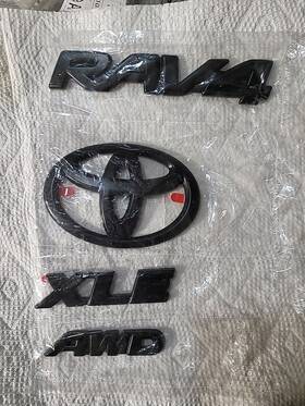 Pt948-42193-02 Toyota Rav4 Xle Blackout Emblem Overlay Kit. Oem . New Other