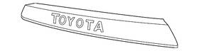 Pz323-35058 Toyota Genuine Nameplate