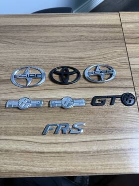 Su003-03125 Toyota 2013-2016 Scion Frs Fr-s Gt86 Oem Emblems