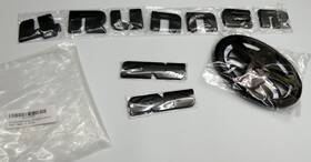 X003alvpnd Toyota 4 Runner Front &tailgate Black Overlay 2019 2020 2021 5 Piece Set New