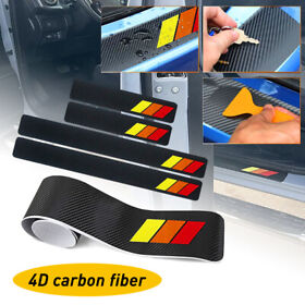 Hth-mkt-79415 Tri-color Car Door Rear Bumper Guard Sticker Fits Toyota 4runner Rav4 Highlander
